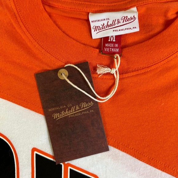BNWT SHOCK SF Overwatch League T-Shirt M Mitchell Ness Men San Francisco ORANGE - Picture 3 of 8